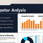 **Prompt for Competitor Analysis Concept**: 
   "An infographic illustrating the concept of competitor analysis in business. Include elements like a competitive landscape chart, highlighting strengths, weaknesses, opportunities, and threats (SWOT). Use a professional and modern design style."